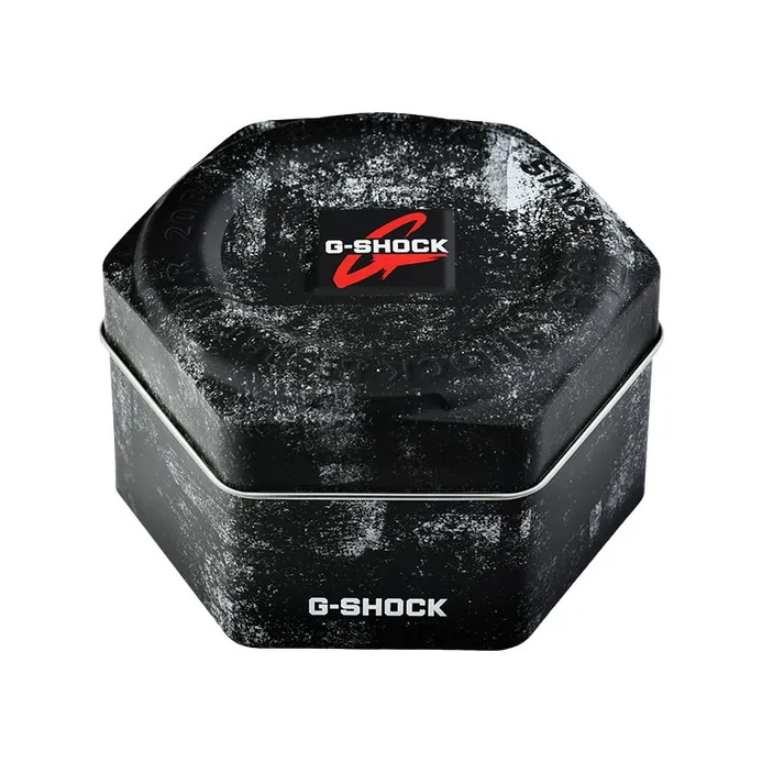DW-5600EU-8A3D-3 ساعت مچی دیجیتال مردانه Casio G‑SHOCK DW‑5600EU‑8A3D با قاب طوسی روشن مات، بند رزین روشن، طراحی مربعی کلاسیک، مقاومت ضربه، نور پسزمینه EL و مقاومت آب ۲۰۰ متر مناسب استفاده روزمره و اسپرت