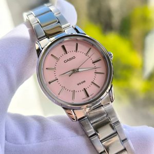 کاسیو، LTP-1303DD-4AV، ساعت زنانه کاسیو، ساعت صفحه صورتی، ساعت استیل زنانه، ساعت کلاسیک کاسیو، خرید ساعت اورجینال