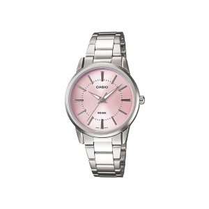 کاسیو، LTP-1303DD-4AV، ساعت زنانه کاسیو، ساعت صفحه صورتی، ساعت استیل زنانه، ساعت کلاسیک کاسیو، خرید ساعت اورجینال