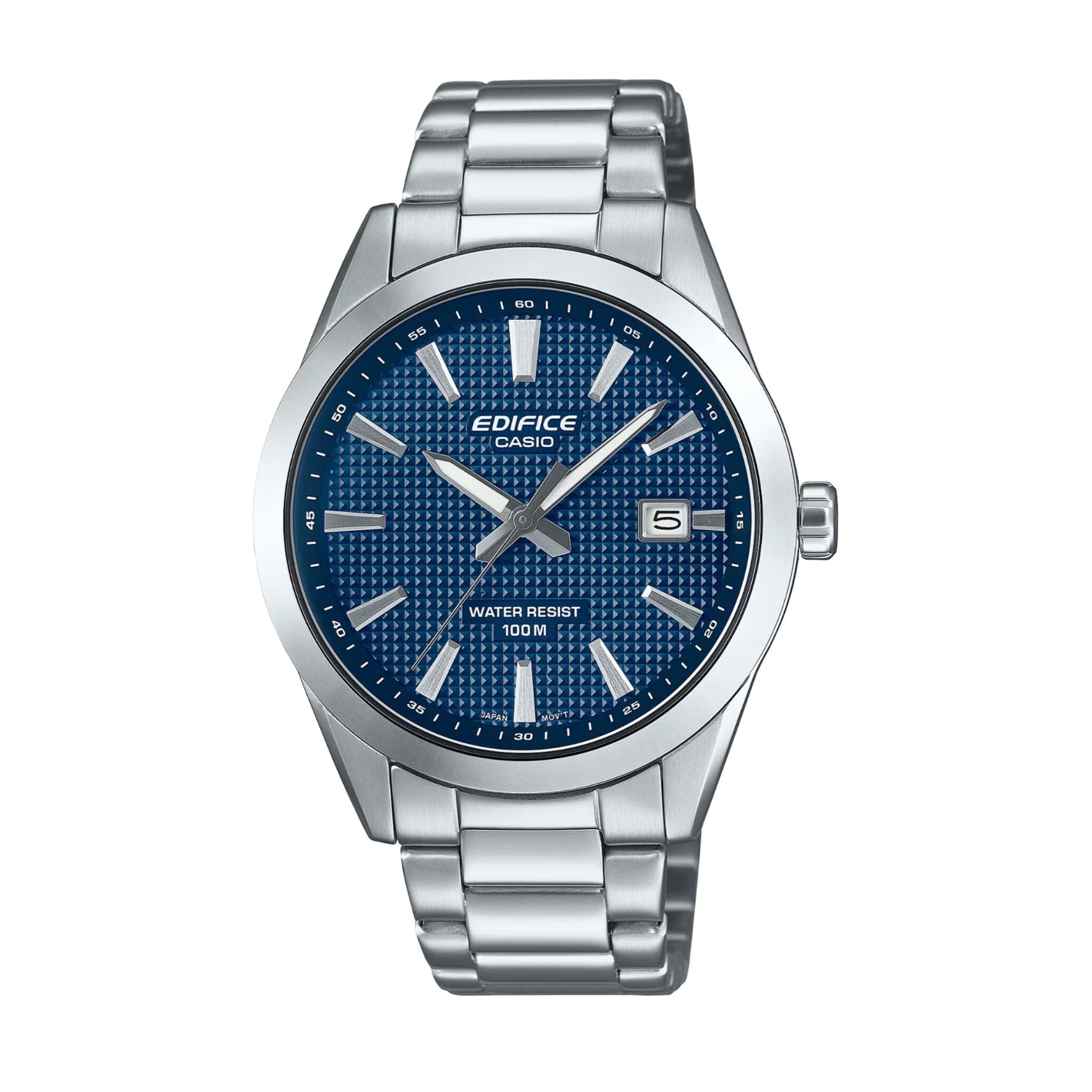 Casio-EDIFICE-EFV-160D-2AV (4) ساعت کاسیو EDIFICE EFV-160D-2AV با صفحه آبی نفتی