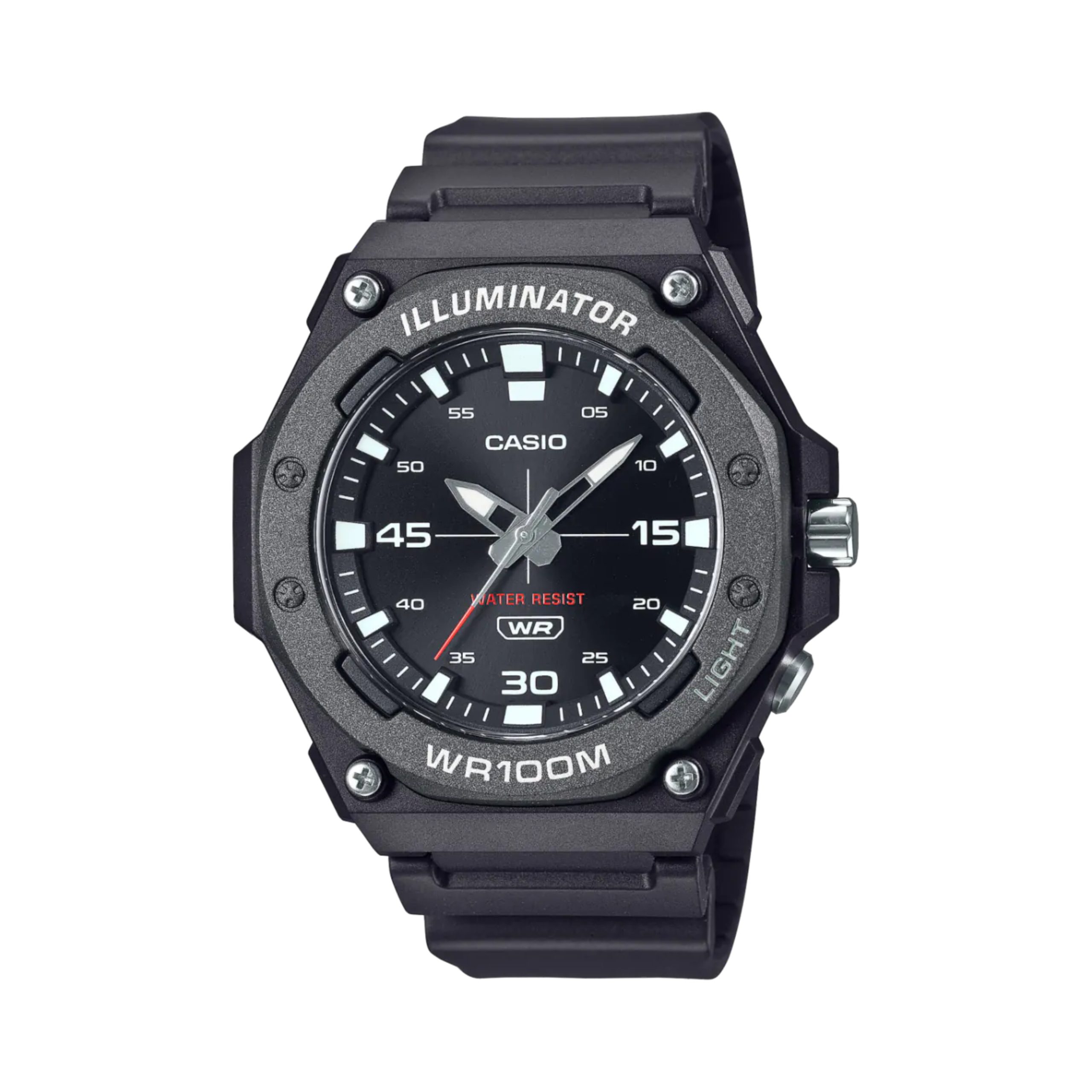 Casio-MW-620H-1A (4) ساعت مچی اسپرت کاسیو مدل Casio MW-620H-1A با بند رزین مشکی