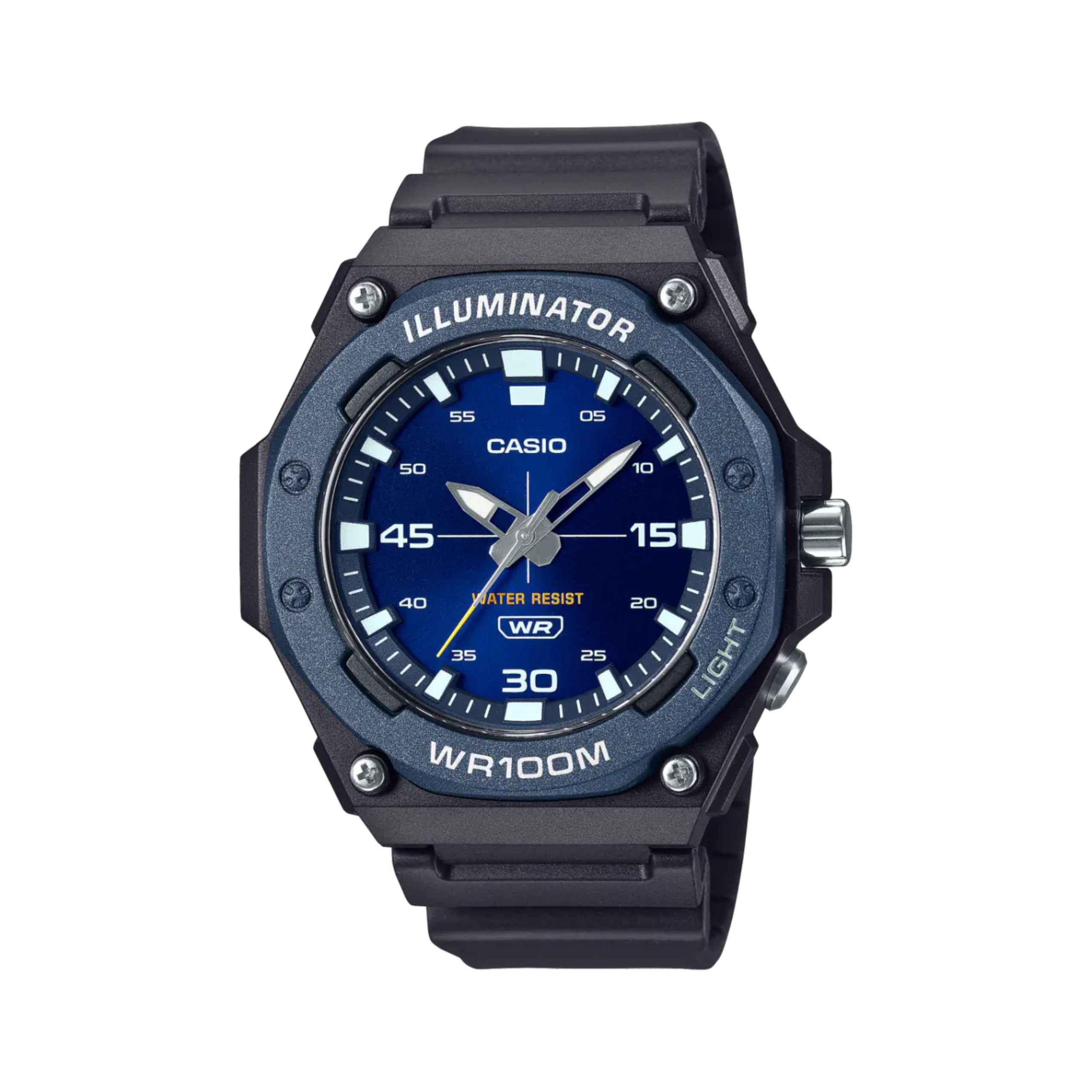 Casio-MW-620H-2A (4) ساعت مچی مردانه کاسیو مدل MW-620H-2A با صفحه آبی و بند مشکی رزین