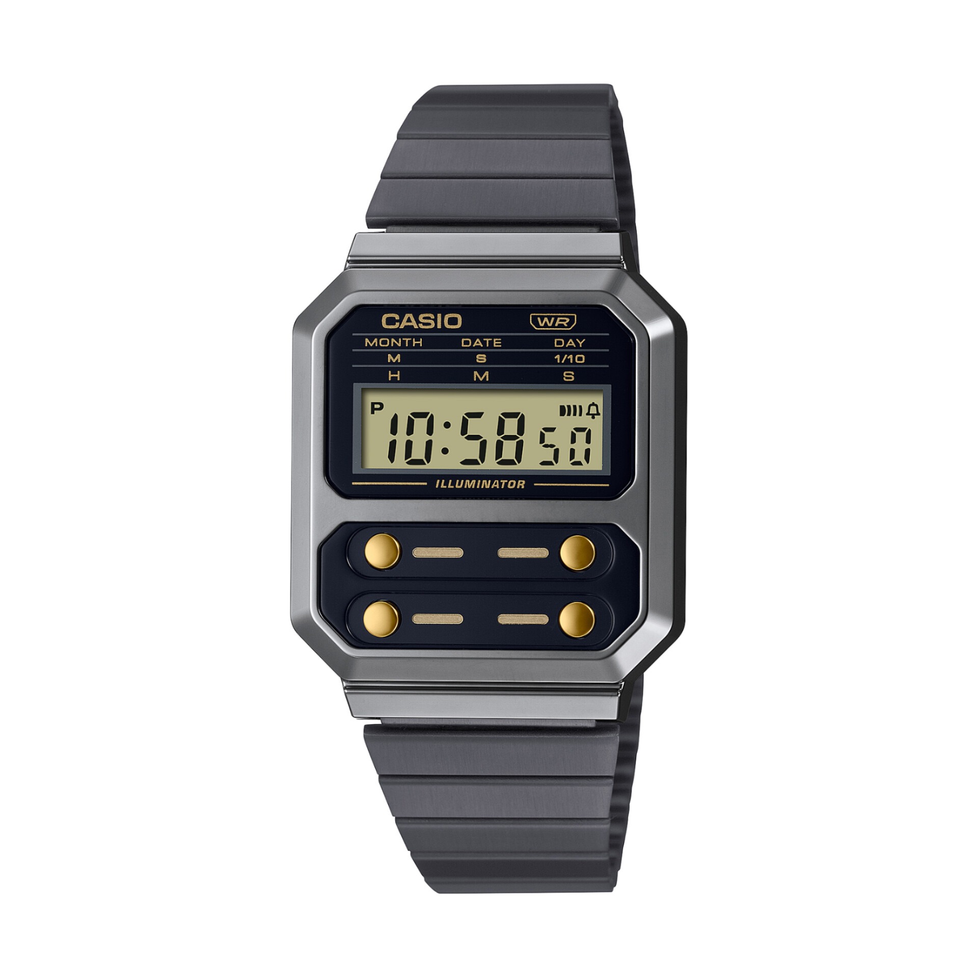InShot_20260813_193247940 (1) ساعت دیجیتال Casio A100WEGG-1A2 با بند استیل و بدنه مشکی